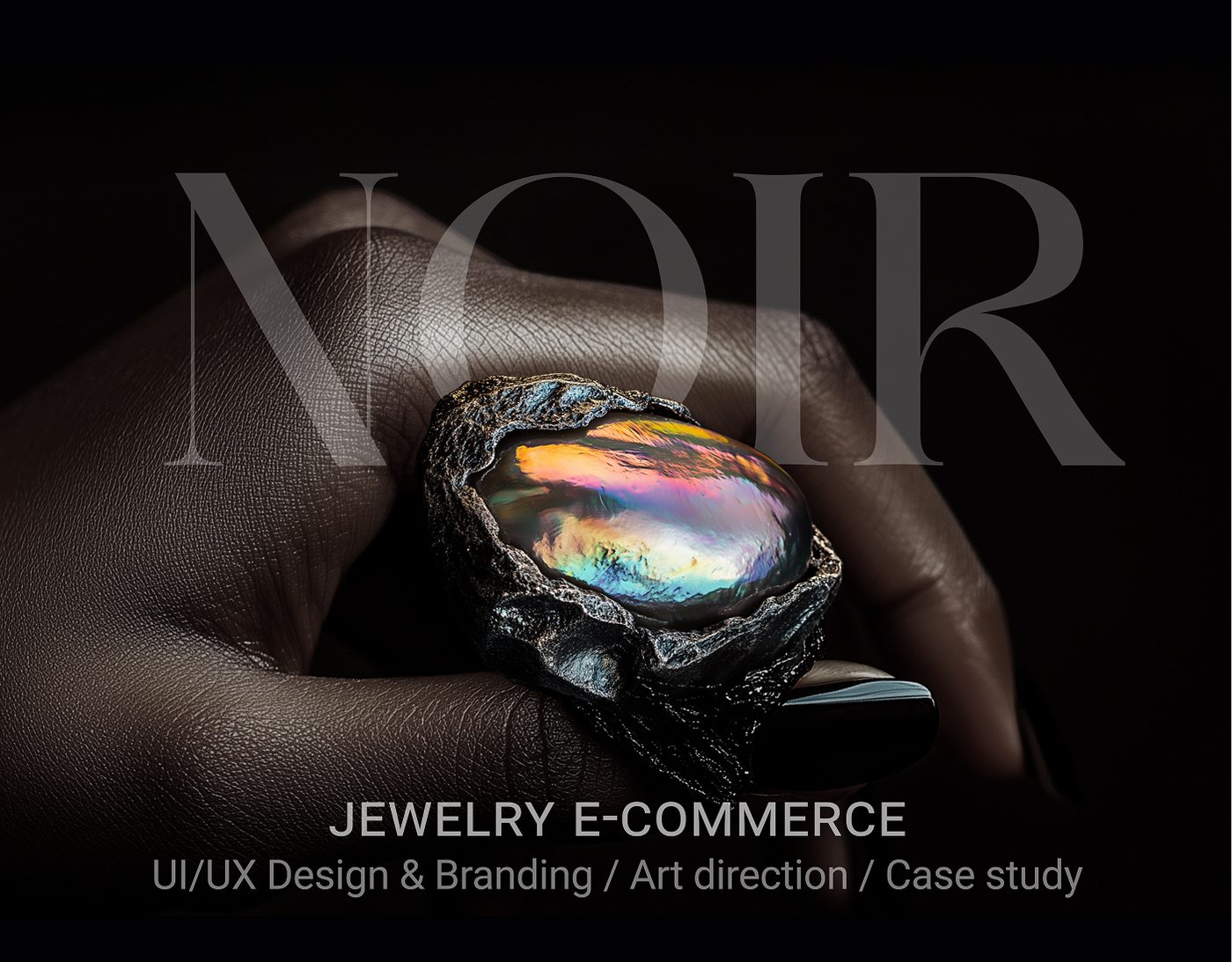 NOIR Jewelry — E-commerce · UI/UX · Branding cover